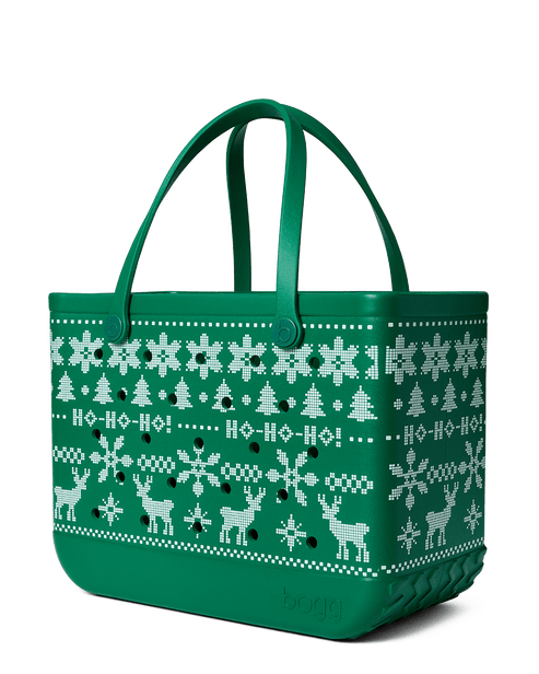 Large/Extra Large Bogg® Bag - Ugly Sweater - Green. 02
