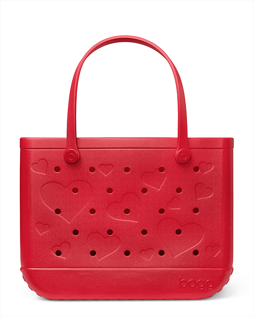 Original Bogg® Bag - Conversation Hearts BRIGHT RED