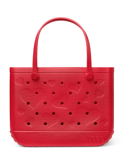 Large/Extra Large Bogg® Bag - Conversation Hearts BRIGHT RED. 01
