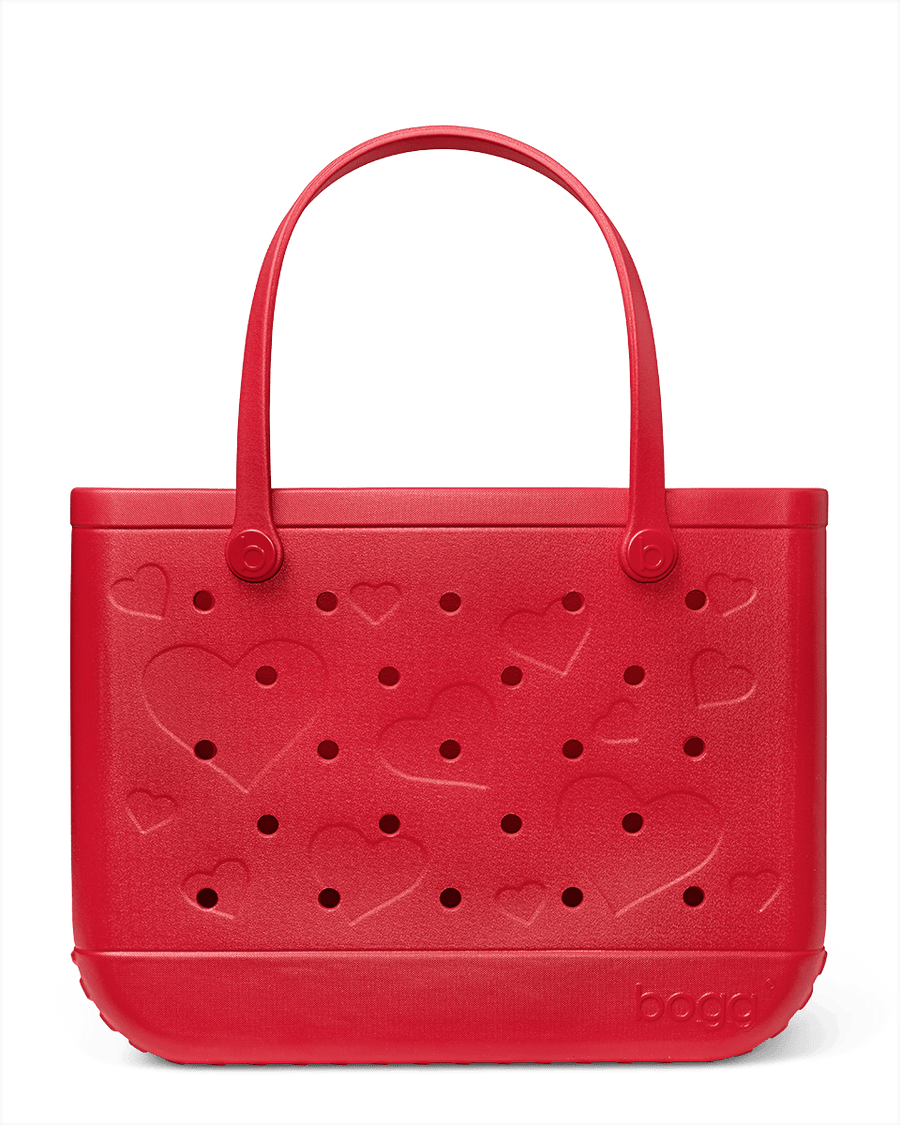 Large/Extra Large Bogg® Bag - Conversation Hearts BRIGHT RED. 01
