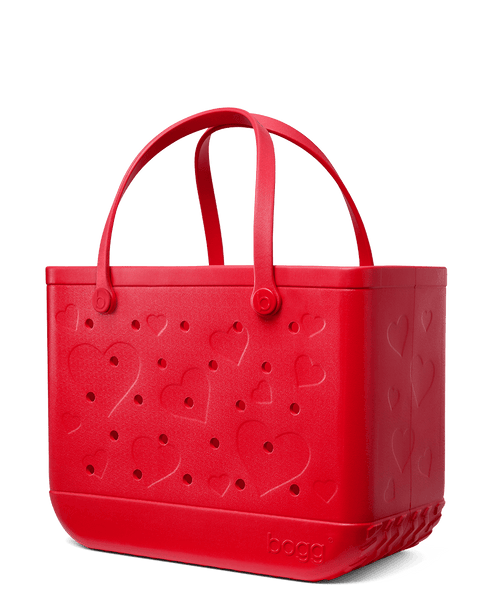 Large/Extra Large Bogg® Bag - Conversation Hearts BRIGHT RED. 02
