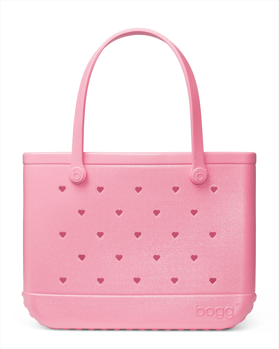 Original Bogg® Bag - Heart Shimmer BUBBLEGUM