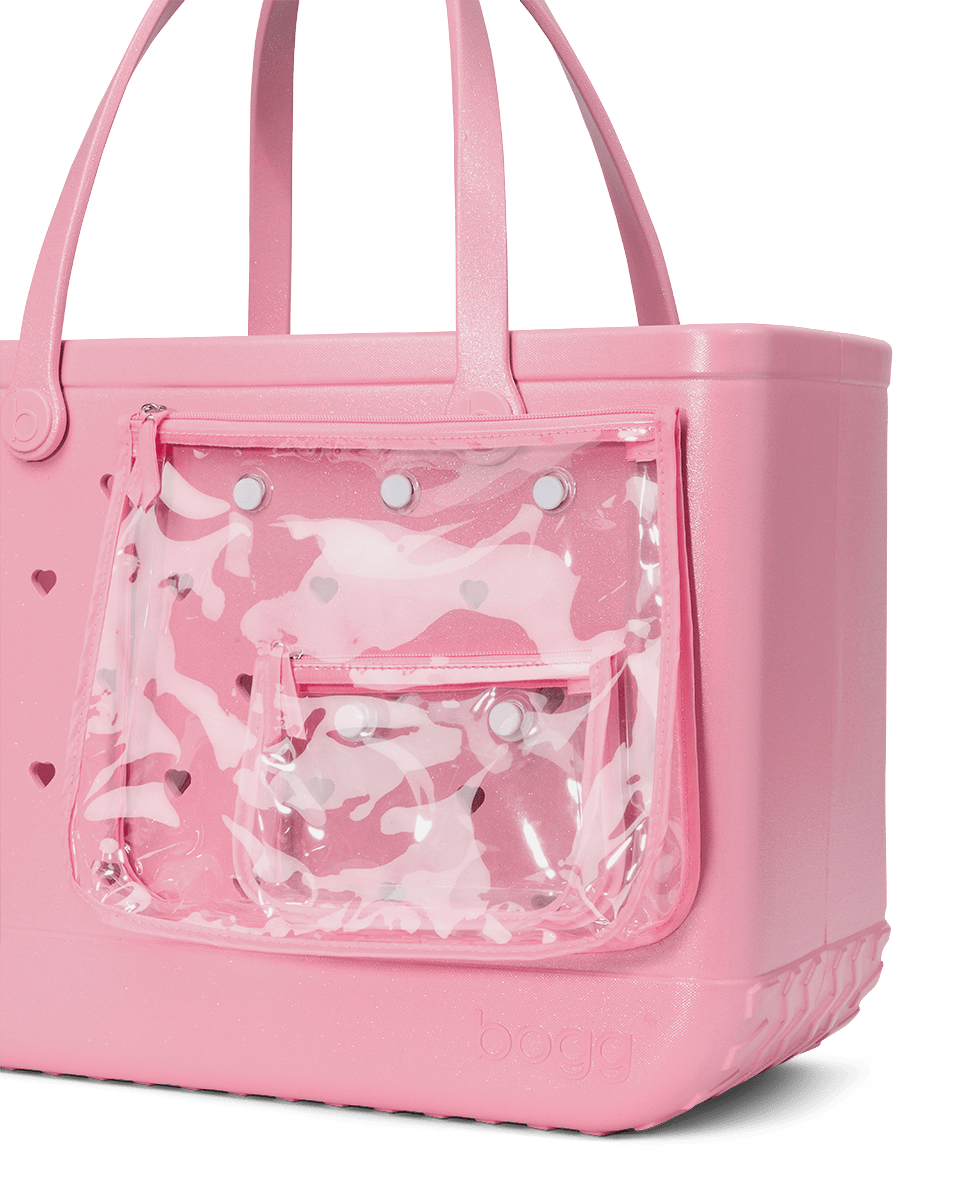 Original Bogg® Bag - Heart Shimmer BUBBLEGUM