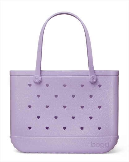 Original Bogg® Bag - Heart Shimmer LILAC