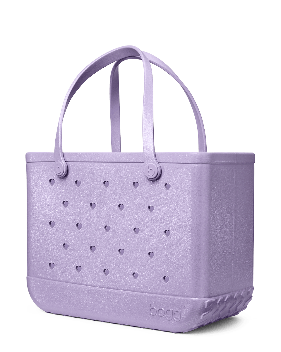 Original Bogg® Bag - Heart Shimmer LILAC