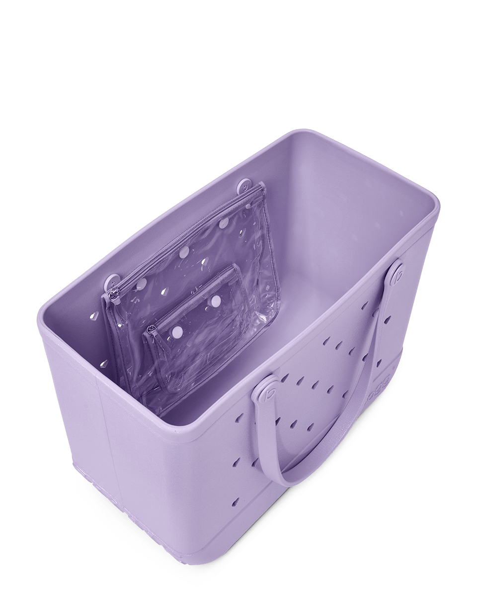 Clear Beach Bag Organizer For Bogg Bag XL 7-Pocket PVC Insert