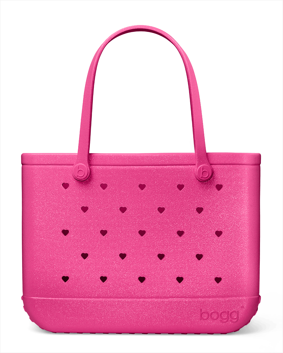 Original Bogg® Bag - Heart Shimmer haute PINK