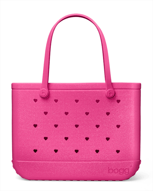 Large/Extra Large Bogg® Bag - Heart Shimmer haute PINK. 01
