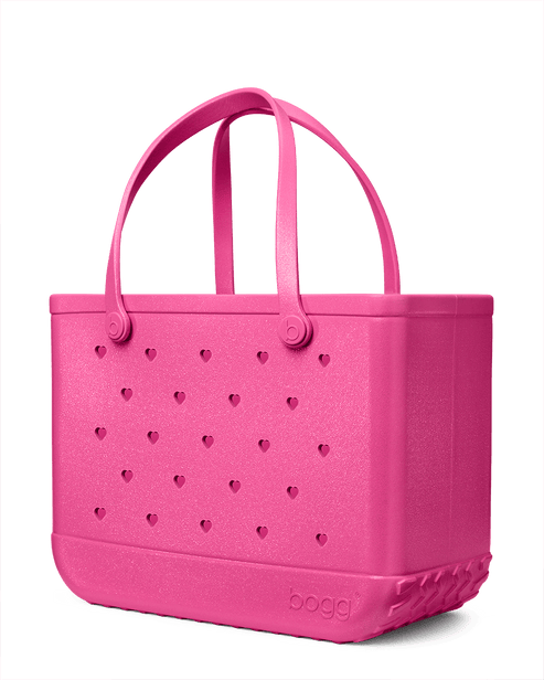 Large/Extra Large Bogg® Bag - Heart Shimmer haute PINK. 02
