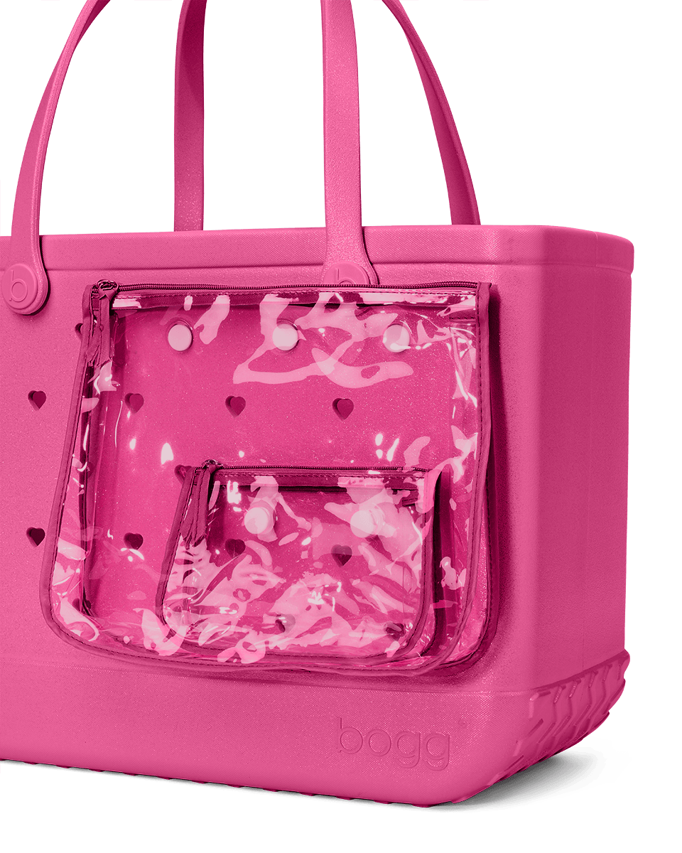 Original Bogg® Bag - Heart Shimmer haute PINK