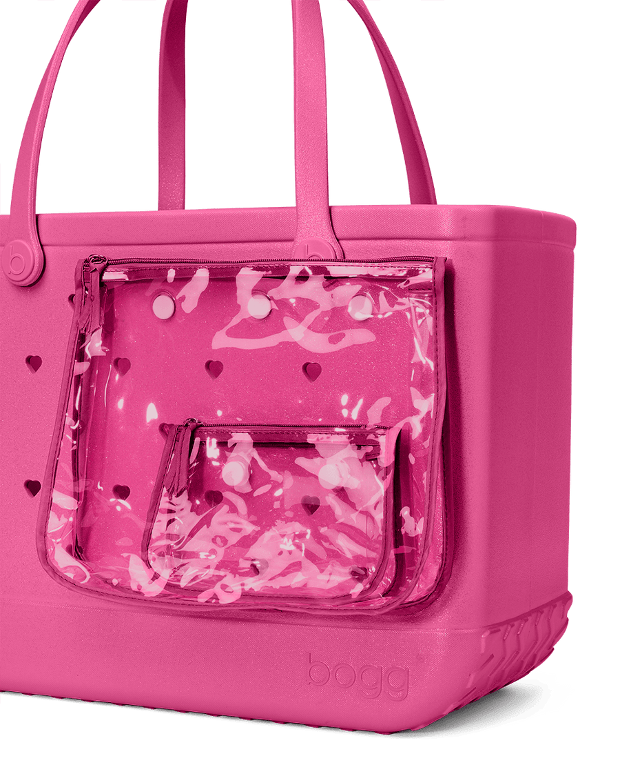 Large/Extra Large Bogg® Bag - Heart Shimmer haute PINK. 05
