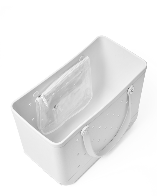 Large/Extra Large Bogg Bag - For Shore White View 2