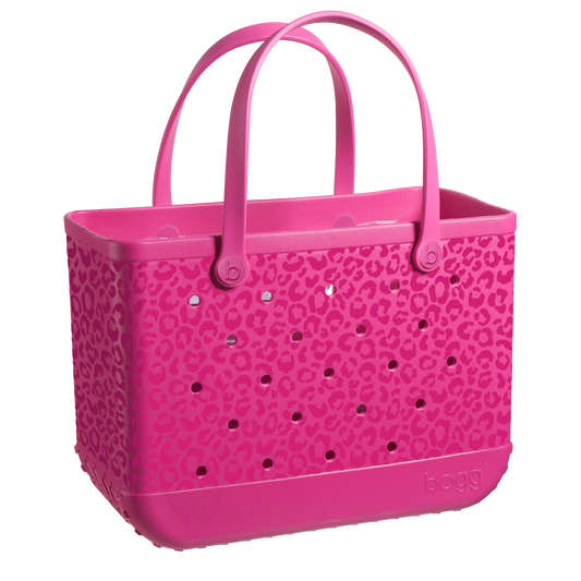 Large/Extra Large Bogg® Bag - purrr-fectly PINK leopard. 01