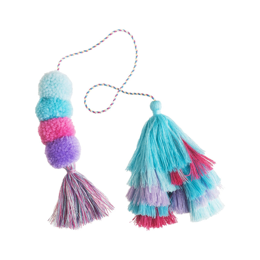 Bogg® Bag Bauble - Cotton Candy Double Tassel. 01
