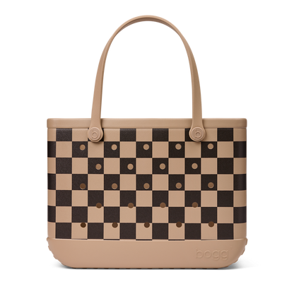 Original Bogg Bag - Checkered Camel/ Hot Cocoa