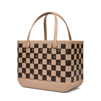 Original Bogg Bag - Checkered Camel/ Hot Cocoa