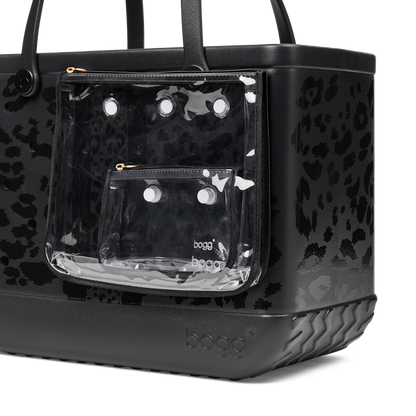 Original Bogg Bag - Black Onyx Leopard Lux