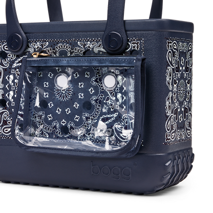 Bitty Bogg Bag - Bandana Navy Me Crazy