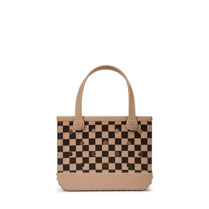 Bitty Bogg Bag - Checkered Camel/ Hot Cocoa