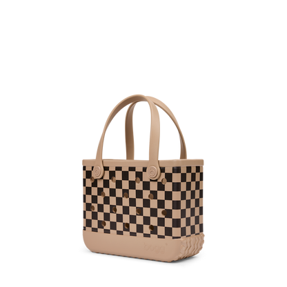 Bitty Bogg Bag - Checkered Camel/ Hot Cocoa