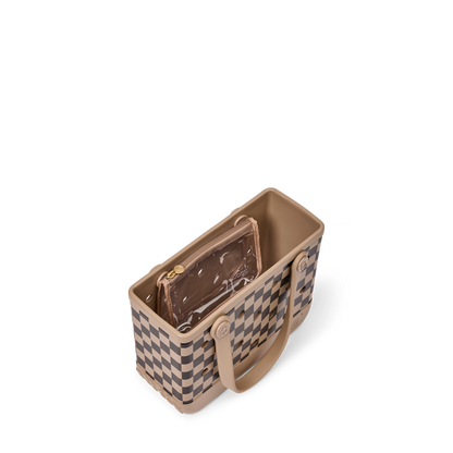 Bitty Bogg Bag - Checkered Camel/ Hot Cocoa