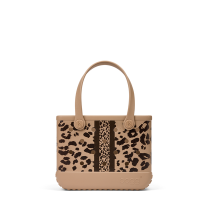 Bitty Bogg Bag - Camel/ Hot Cocoa Leopard Lux