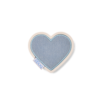 Bogg Bit - Washed Denim Heart