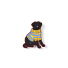 Striped Black Lab