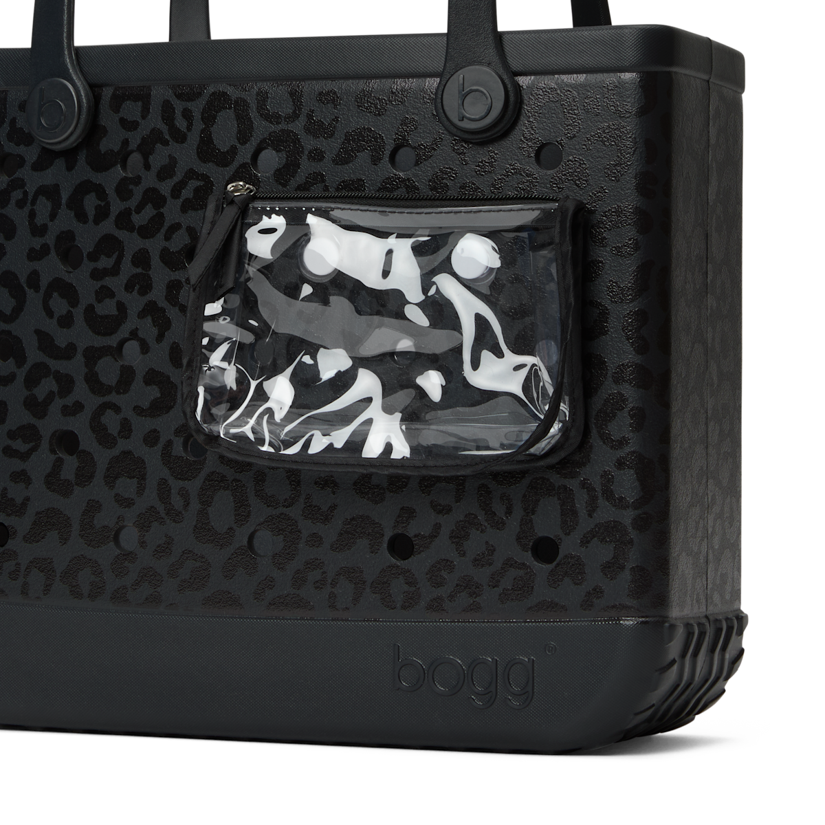 Baby Bogg Bag - Onyx Leopard View 
