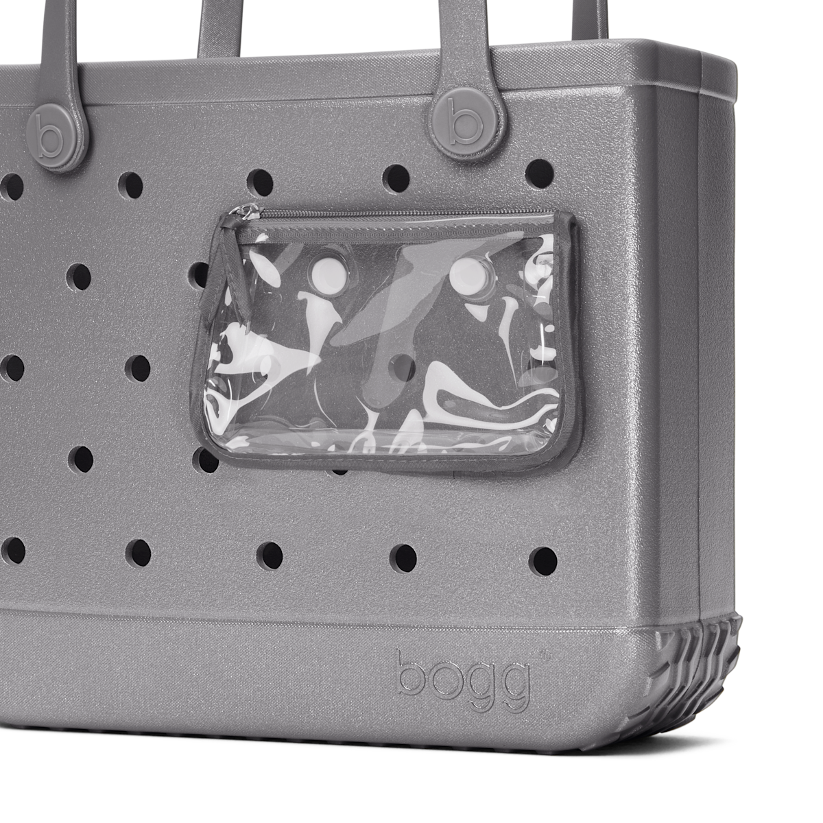 Baby Bogg Bag - Silver Shimmer View 
