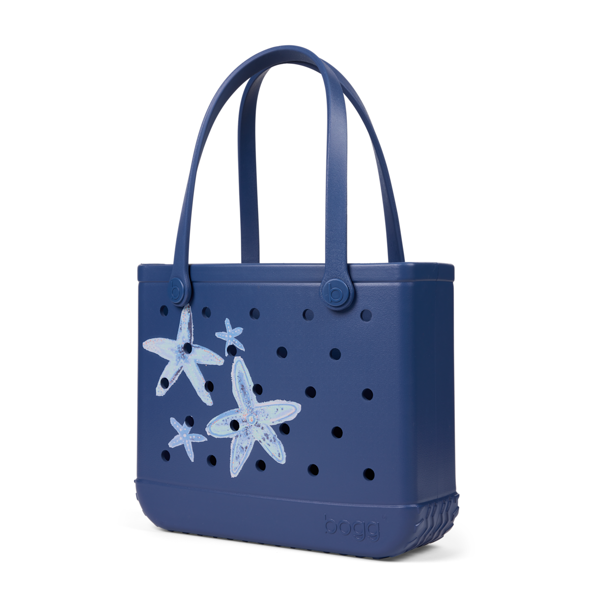 Baby Bogg Bag - Dark Blue Multi Starfish View 
