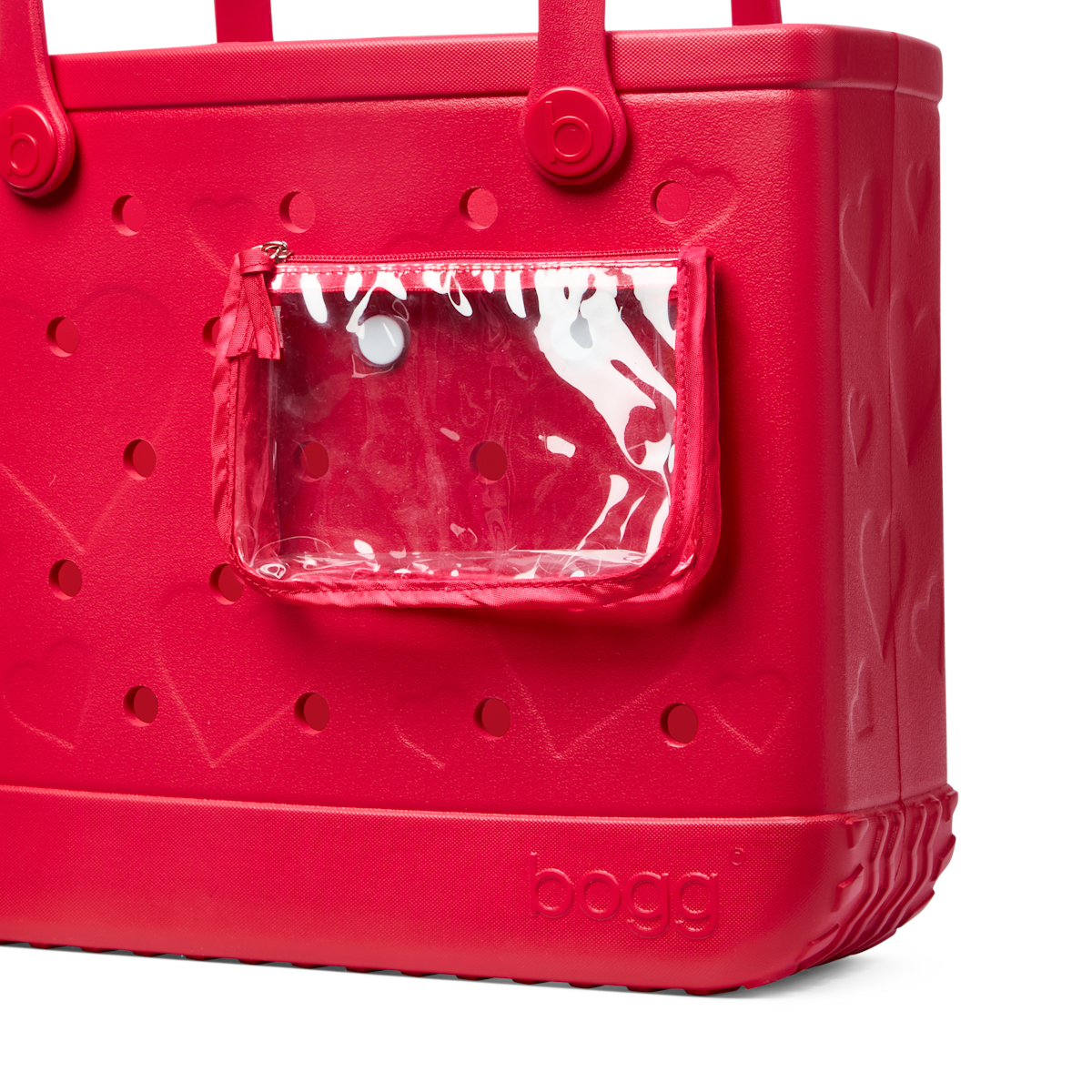 Baby Bogg Bag - Conversation Hearts Bright Red View 
