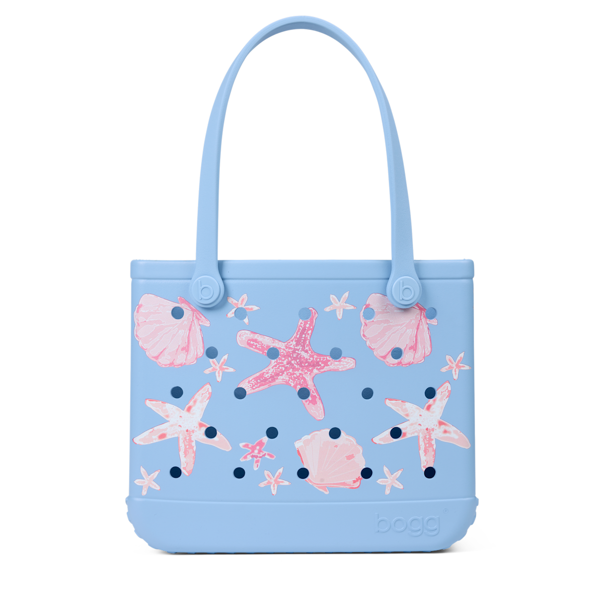 Baby Bogg Bag - Carolina Blue Shells and Starfish View 
