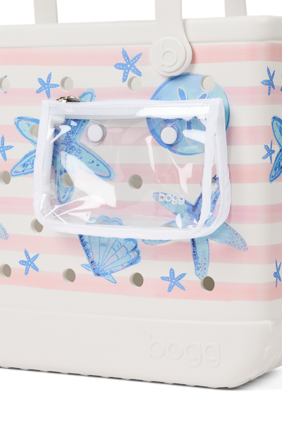 Baby Bogg Bag - Pink Stripes & Blue Shells View 5
