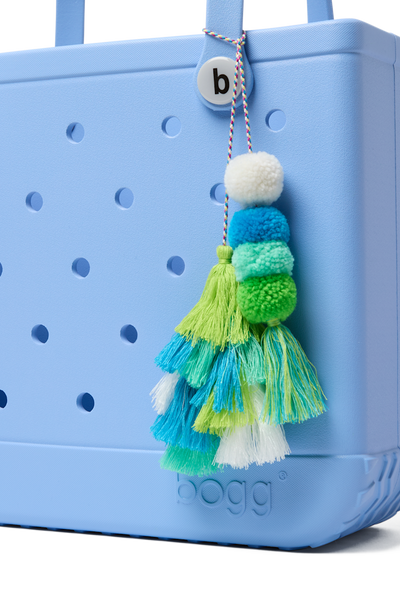 Bogg Bag Bauble - Seaweed Double Tassel View 2
