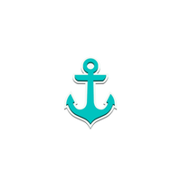 Bogg Bit - Turquoise Anchor