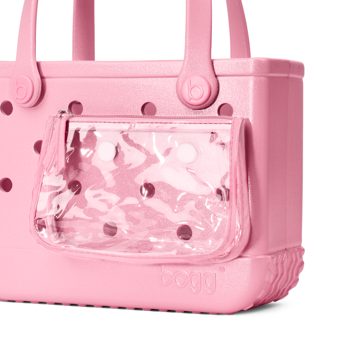 Bitty Bogg Bag - Bubblegum Shimmer View 
