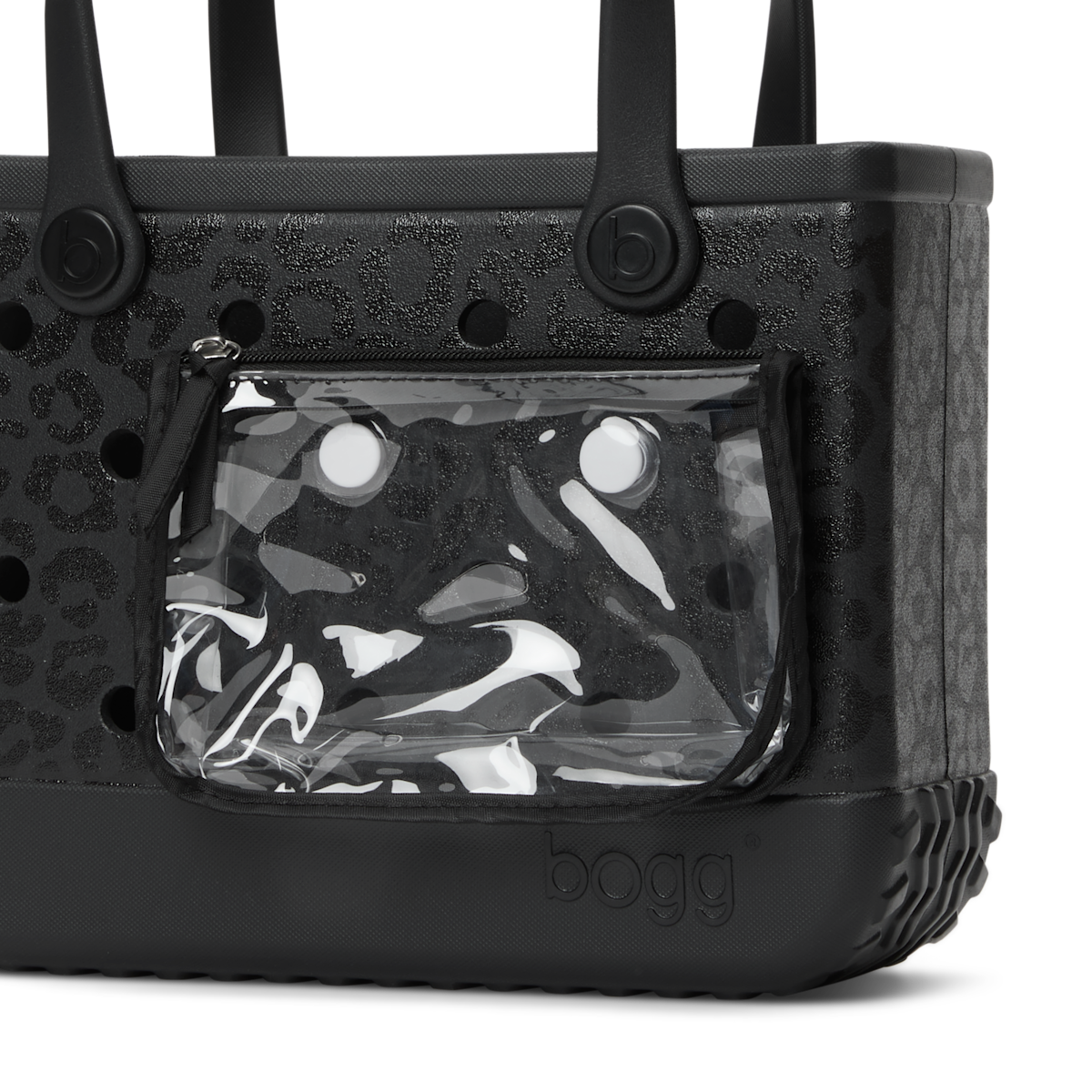 Bitty Bogg Bag - Onyx Leopard View 
