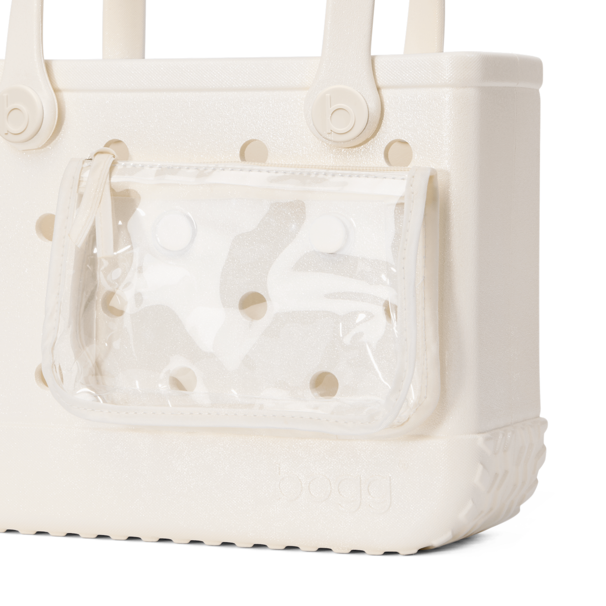 Bitty Bogg Bag - Coconut Shimmer View 

