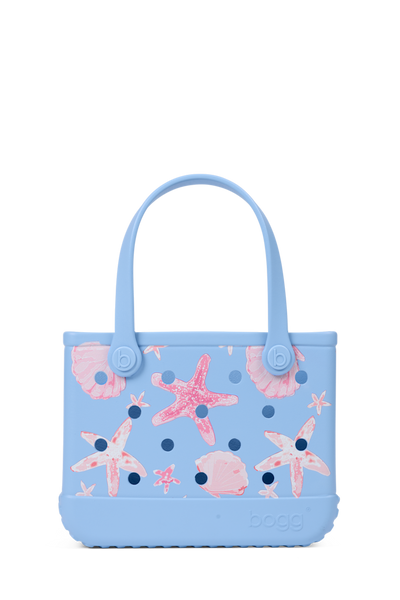 Bitty Bogg Bag - Carolina Blue Shells and Starfish View 1
