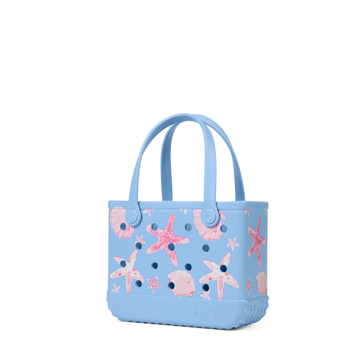 Bitty Bogg Bag - Carolina Blue Shells and Starfish View 
