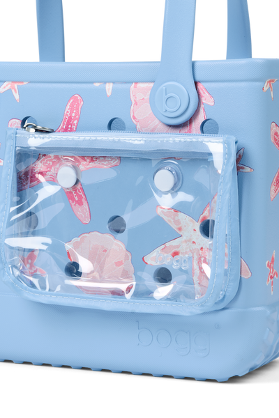 Bitty Bogg Bag - Carolina Blue Shells and Starfish View 5

