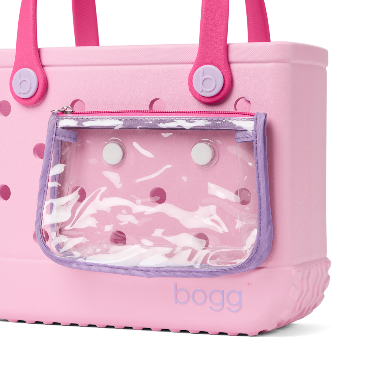 Bitty Bogg Bag - Pink Drink View 
