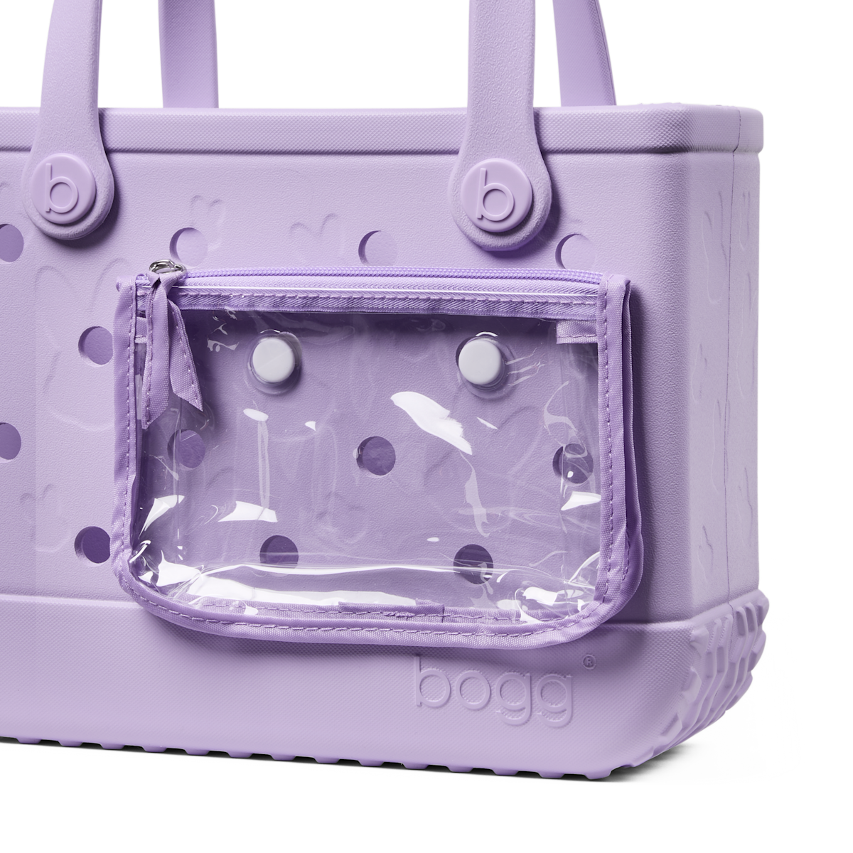 Bitty Bogg Bag - I Peep You Lilac View 
