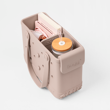 Bitty Bogg Bag - Checkered Camel/ Hot Cocoa