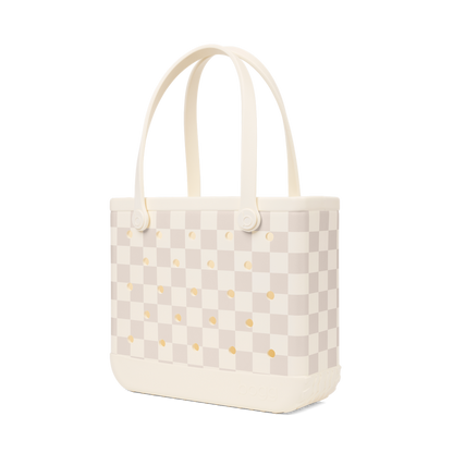 Baby Bogg Bag - Checkered Coconut/Mushroom