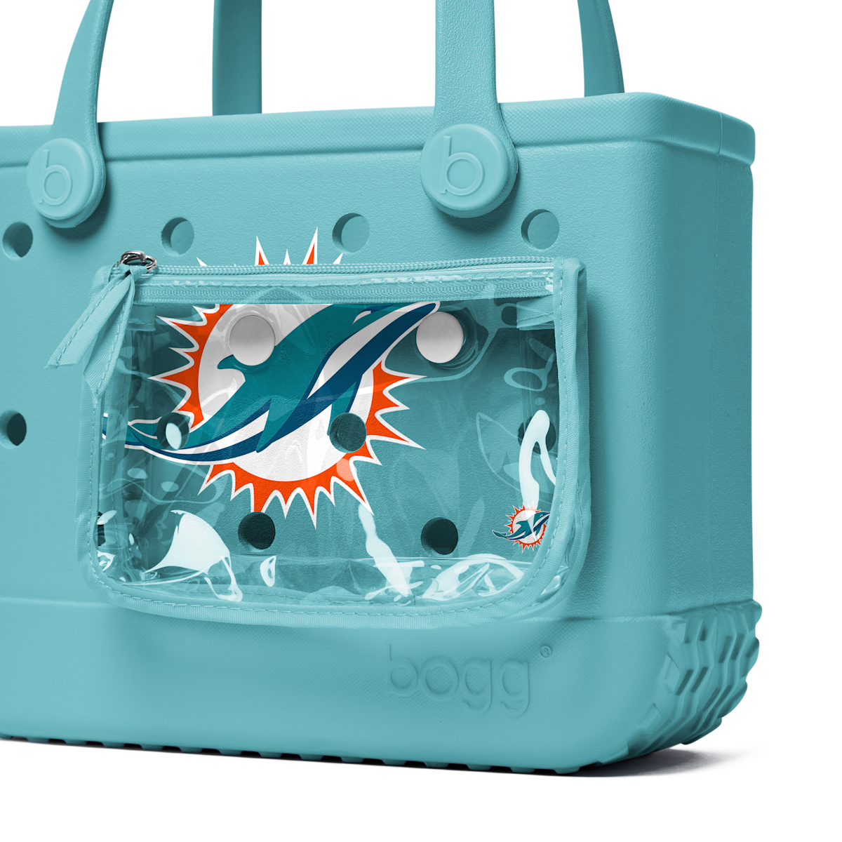 Bitty Bogg Bag - Miami Dolphins View 
