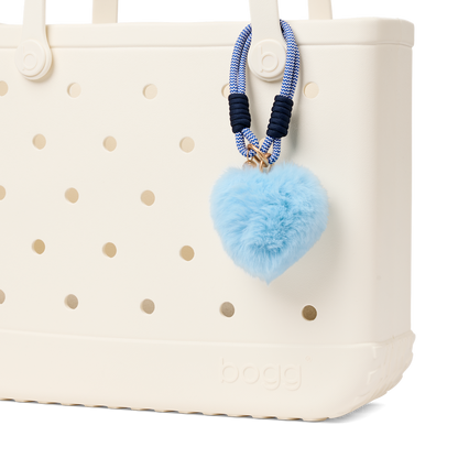 Bogg'd & Charmed  - Blue Heart Pouf