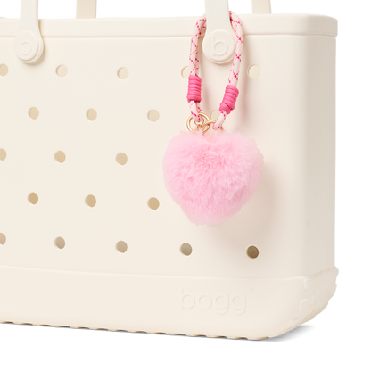 Bogg'd & Charmed  - Pink Heart Pouf