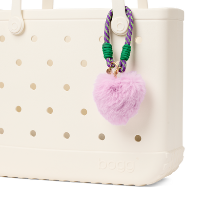 Bogg'd & Charmed  - Purple Heart Pouf